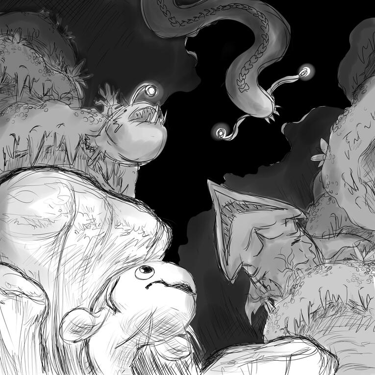 Abyssal Reef II - Value Study