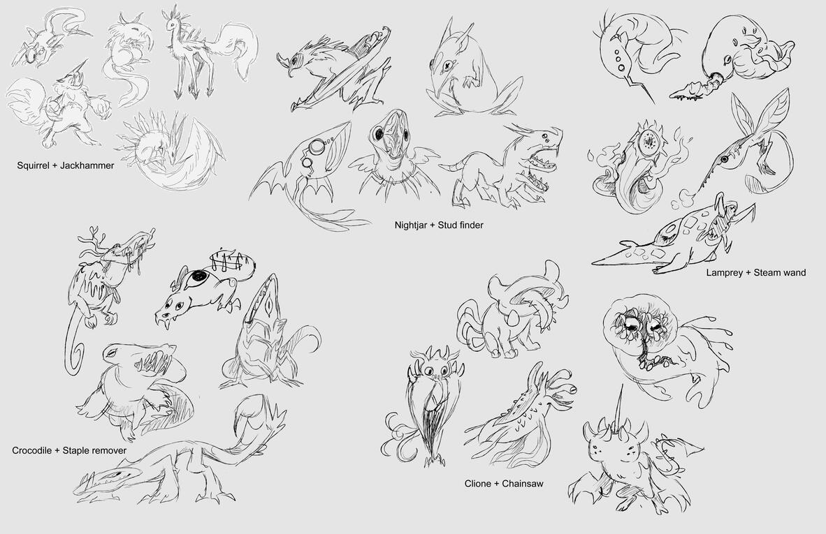 Torripoda - Concept Sketches